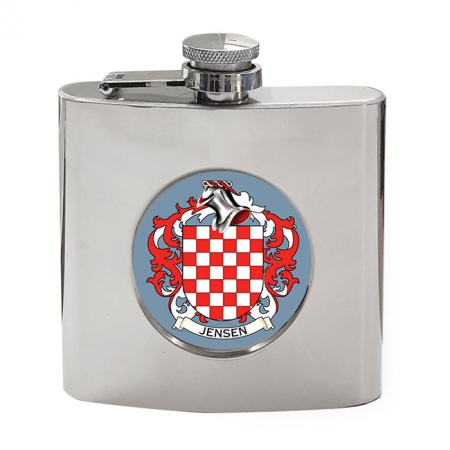 Jensen (Denmark) Coat of Arms Hip Flask