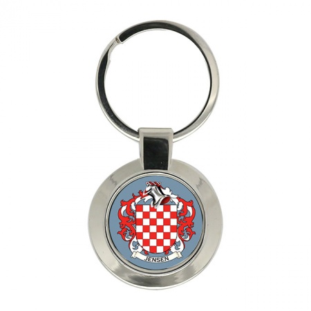 Jensen (Denmark) Coat of Arms Key Ring