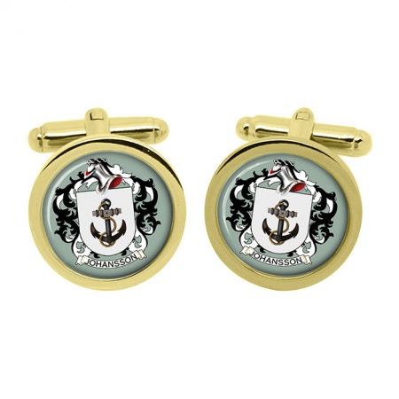 Johansson (Sweden) Coat of Arms Cufflinks