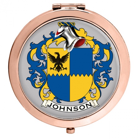 Johnson (England) Coat of Arms Compact Mirror