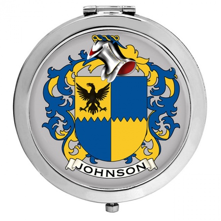 Johnson (England) Coat of Arms Compact Mirror