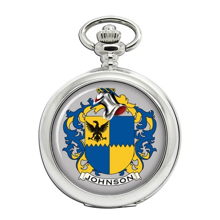 Johnson (England) Coat of Arms Pocket Watch