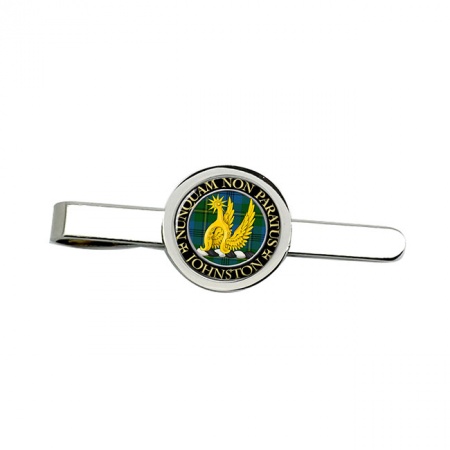 Johnston Scottish Clan Crest Tie Clip