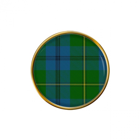 Johnston Scottish Tartan Pin Badge