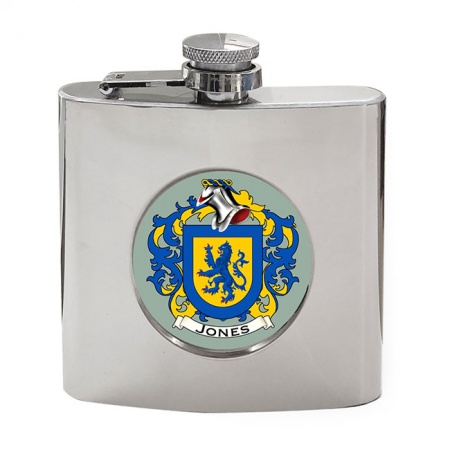 Jones (Wales) Coat of Arms Hip Flask