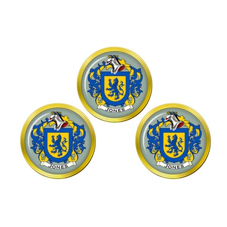 Jones (Wales) Coat of Arms Golf Ball Markers