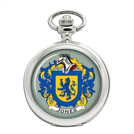 Jones (Wales) Coat of Arms Pocket Watch