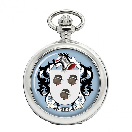 Jrgensen (Denmark) Coat of Arms Pocket Watch