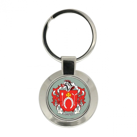 Kamiński (Poland) Coat of Arms Key Ring