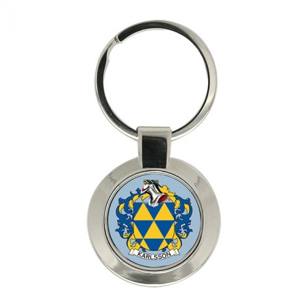 Karlsson (Sweden) Coat of Arms Key Ring