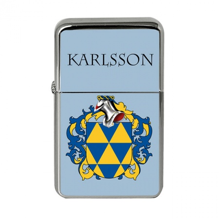 Karlsson (Sweden) Coat of Arms Flip Top Lighter