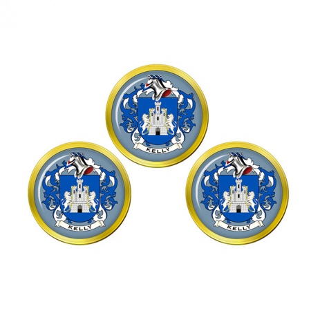 Kelly (Ireland) Coat of Arms Golf Ball Markers
