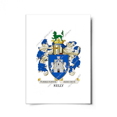Kelly (Ireland) Coat of Arms Print