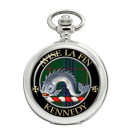 Kennedy Scottish Clan Crest Pocket Watch