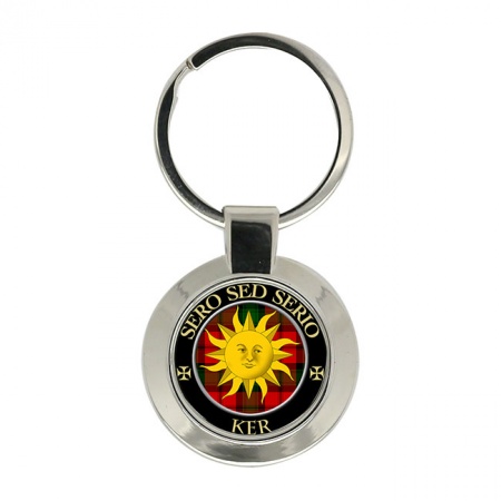 Ker Scottish Clan Crest Key Ring