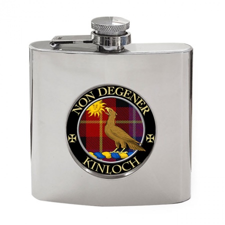 Kinloch Scottish Clan Crest Hip Flask