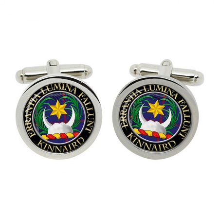 Kinnaird Scottish Clan Crest Cufflinks