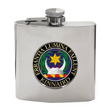 Kinnaird Scottish Clan Crest Hip Flask