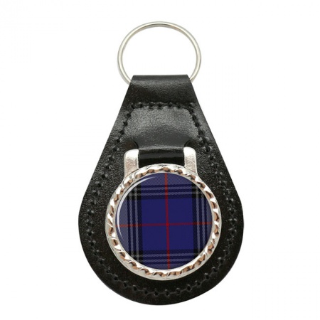 Kinnaird Scottish Tartan Leather Key Fob