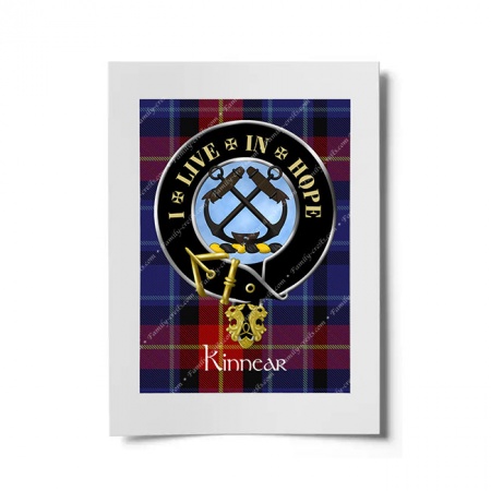 Kinnear Scottish Clan Crest Ready to Frame Print