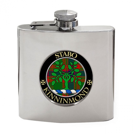 Kinninmond Scottish Clan Crest Hip Flask
