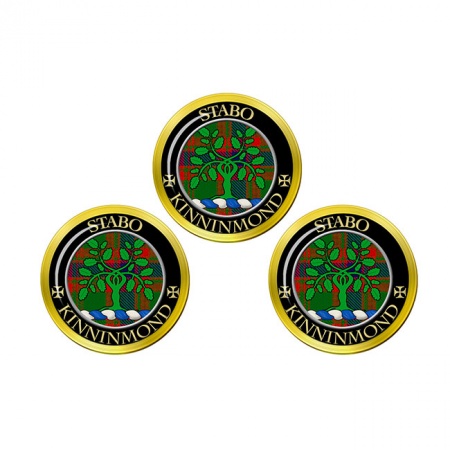Kinninmond Scottish Clan Crest Golf Ball Markers