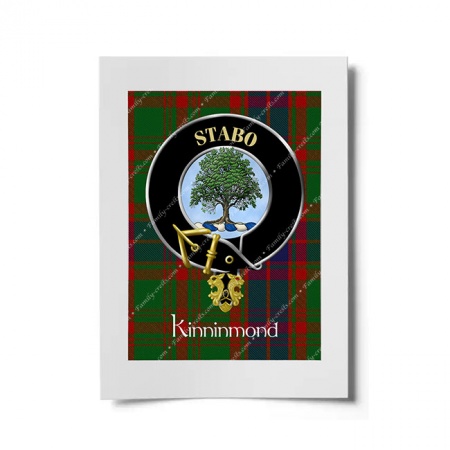 Kinninmond Scottish Clan Crest Ready to Frame Print