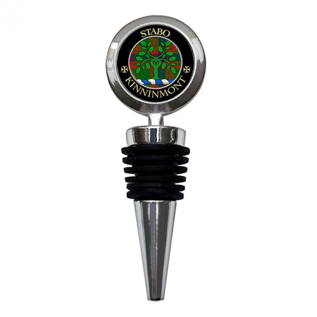 Kinninmont Scottish Clan Crest Bottle Stopper