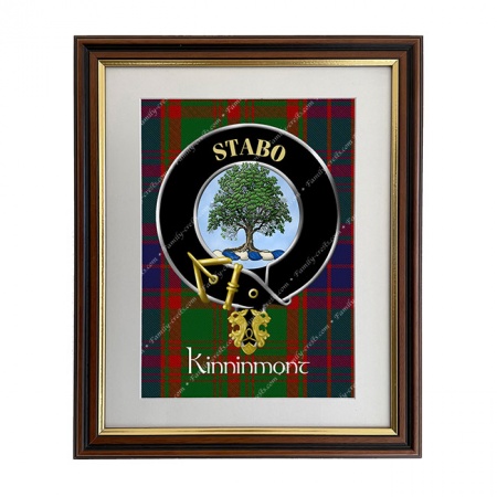 Kinninmont Scottish Clan Crest Framed Print