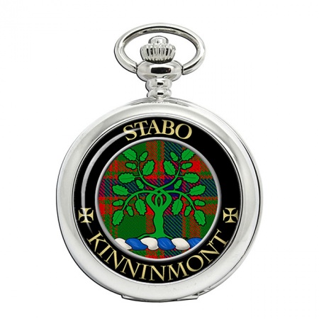 Kinninmont Scottish Clan Crest Pocket Watch