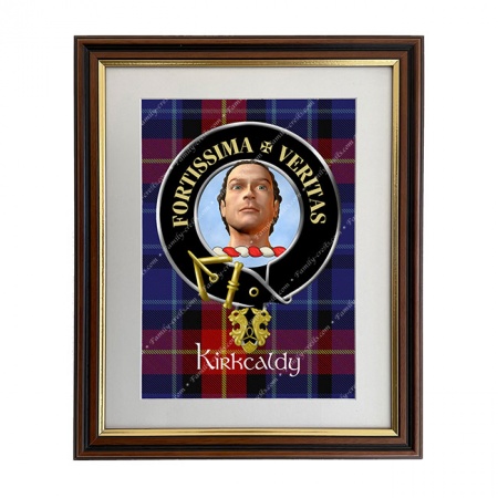 Kirkcaldy Scottish Clan Crest Framed Print