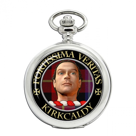 Kirkcaldy Scottish Clan Crest Pocket Watch
