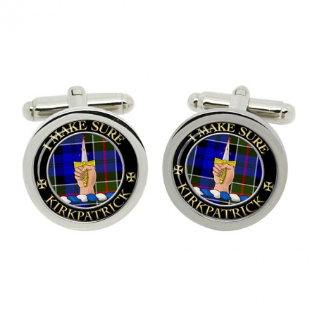Kirkpatrick Scottish Clan Crest Cufflinks