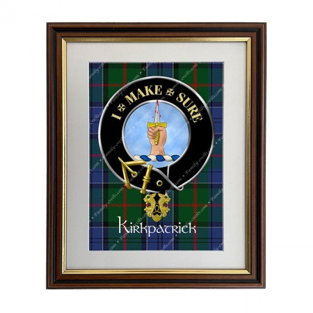 Kirkpatrick Scottish Clan Crest Framed Print