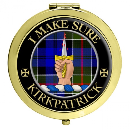 Kirkpatrick Scottish Clan Crest Compact Mirror