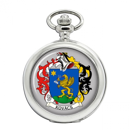 Kovács (Hungary) Coat of Arms Pocket Watch