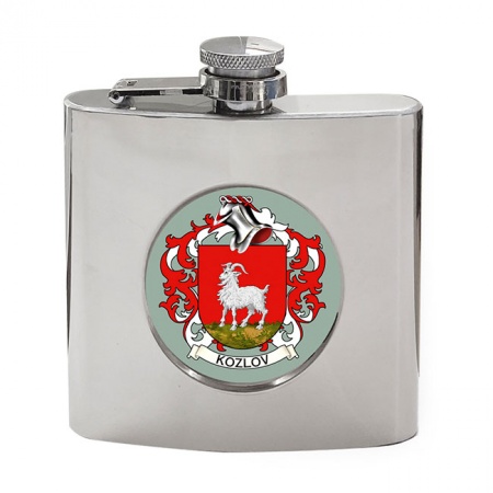 Kozlov (Russia) Coat of Arms Hip Flask