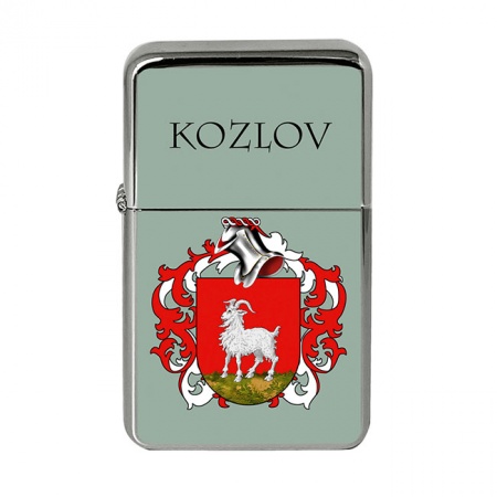 Kozlov (Russia) Coat of Arms Flip Top Lighter