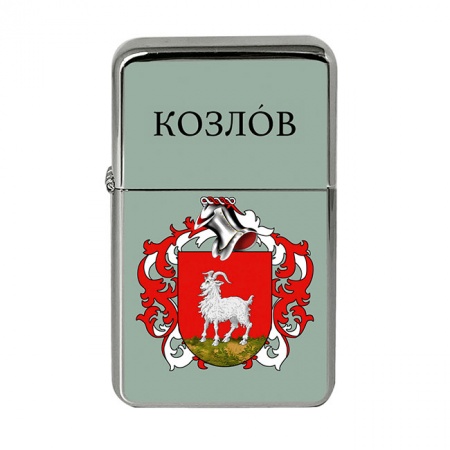 Kozlov (Russia) Coat of Arms Flip Top Lighter