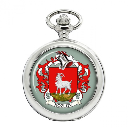 Kozlov (Russia) Coat of Arms Pocket Watch