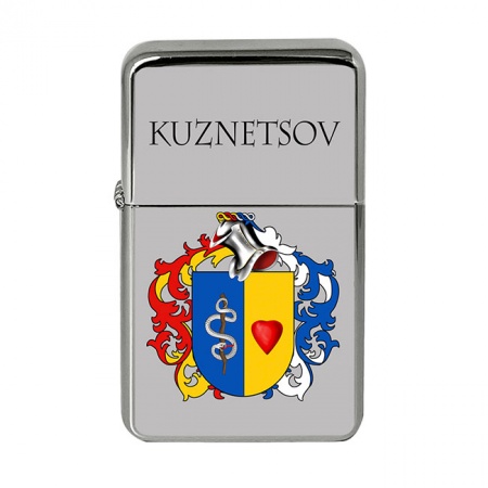 Kuznetsova (Russia) Coat of Arms Flip Top Lighter