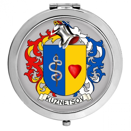 Kuznetsova (Russia) Coat of Arms Compact Mirror