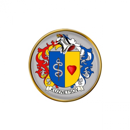 Kuznetsova (Russia) Coat of Arms Pin Badge