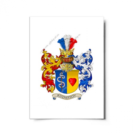Kuznetsova (Russia) Coat of Arms Print