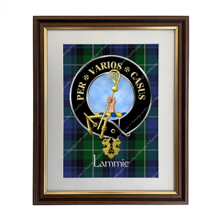 Lammie Scottish Clan Crest Framed Print