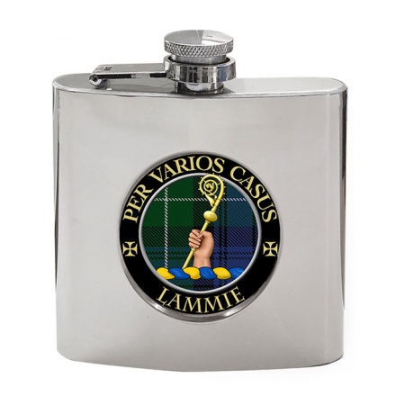 Lammie Scottish Clan Crest Hip Flask