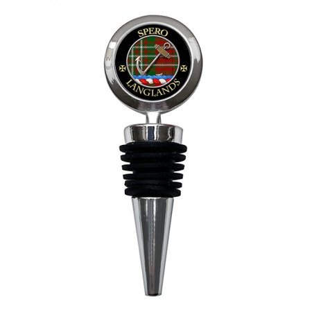 Langlands Scottish Clan Crest Bottle Stopper