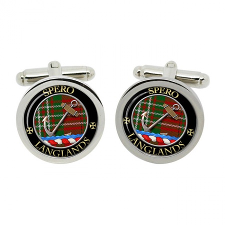 Langlands Scottish Clan Crest Cufflinks