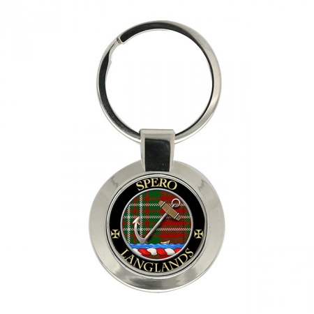 Langlands Scottish Clan Crest Key Ring