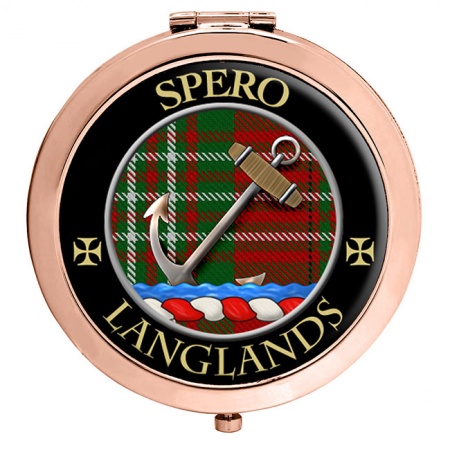 Langlands Scottish Clan Crest Compact Mirror